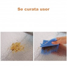 Autocolant Bucatarie Anti-Mucegai SIKS, Anti-Bacterian, Usor de Curatat, Design Tip Aluminiu Rezistent, PVC, 40 x 200 cm