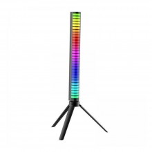 Lumini De Ritm EDAR cu Aplicatie LED, Tip Bara RGB Cu Activare Sonora, 32 LED-uri, Acumulator Reincarcabil, Sincronizare Muzi...