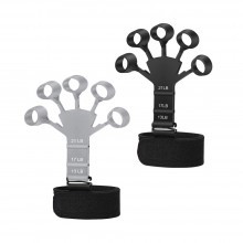 Set 2 x Flexor Degete EDAR, Curea Sustinere Velcro, Inele Silicon Flexibil, Pentru Antrenament Mana, Antebrat, Recuperare Fiz...