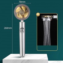 Para Cap de Dus SIKS cu Elice si Jet Turbo Tip Vortex Cu Presiune Foarte Puternica, Filtru Apa, Cap Rotativ 360° si Buton On/... Para Cap de Dus SIKS cu Elice si Jet Turbo Tip Vortex Cu Presiune Foarte Puternica, Filtru Apa, Cap Rotativ 360° si Buton On/...