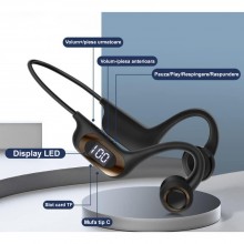 Casti Sport Wireless SIKS cu Conductie Osoasa Pentru Antrenament Sala, Alergare, Ciclism, Inot, Cu Microfon, Apeluri HandsFre... Casti Sport Wireless SIKS cu Conductie Osoasa Pentru Antrenament Sala, Alergare, Ciclism, Inot, Cu Microfon, Apeluri HandsFre...