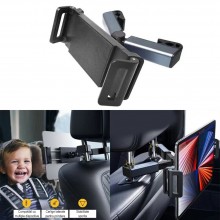 Suport Auto EDAR cu Prindere In Tetiera Masina, Pentru Telefon, Tableta de la 4.7 inch la 12.9 inch, Pozitie Reglabila, Negru Suport Auto EDAR cu Prindere In Tetiera Masina, Pentru Telefon, Tableta de la 4.7 inch la 12.9 inch, Pozitie Reglabila, Negru