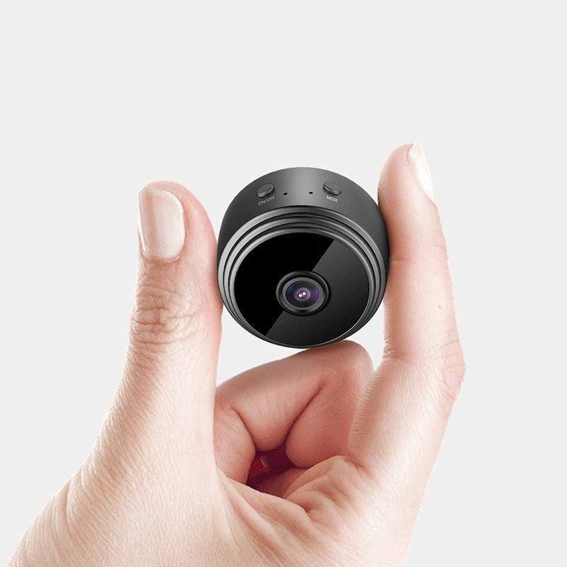 Mini camera WIFI dispozitiv spionaj, microfon, negru Mini camera WIFI dispozitiv spionaj, microfon, negru