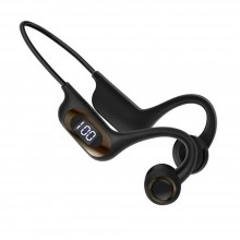 Casti Sport EDAR Fara Fir, Conductie Osoasa, Pentru Sport, Fitness, Inot, Waterproof, Cu Microfon, Sunet Stereo, Pliabile, Bl...