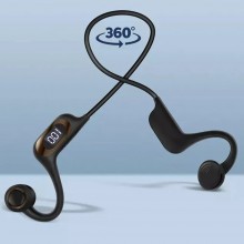 Casti Sport EDAR Fara Fir, Conductie Osoasa, Pentru Sport, Fitness, Inot, Waterproof, Cu Microfon, Sunet Stereo, Pliabile, Bl... Casti Sport EDAR Fara Fir, Conductie Osoasa, Pentru Sport, Fitness, Inot, Waterproof, Cu Microfon, Sunet Stereo, Pliabile, Bl...