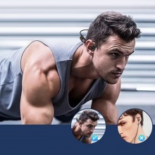 Casti Sport EDAR Fara Fir, Conductie Osoasa, Pentru Sport, Fitness, Inot, Waterproof, Cu Microfon, Sunet Stereo, Pliabile, Bl... Casti Sport EDAR Fara Fir, Conductie Osoasa, Pentru Sport, Fitness, Inot, Waterproof, Cu Microfon, Sunet Stereo, Pliabile, Bl...