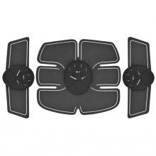 Set Centura si Accesorii Electrostimulare Muschi EDAR, Pentru Abdomen, Brate, Picioare, Functionare pe Baterii, Negru