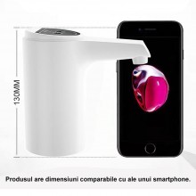 Dozator Portabil EDAR Pentru Apa, cu Pompa Automata, Incarcare USB, Alb Dozator Portabil EDAR Pentru Apa, cu Pompa Automata, Incarcare USB, Alb