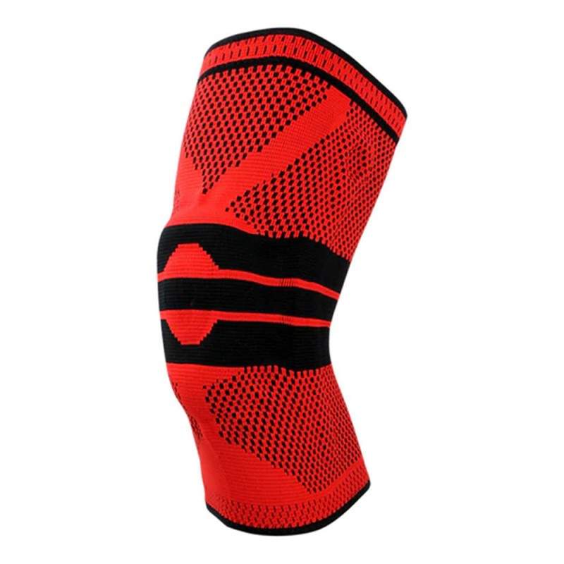 Orteza Elastica SIKS Pentru Genunchi Si Activitati Sportive, Din Material Respirabil, Cu Arcuire Metalica, Pernita Silicon Pe...