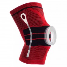 Orteza Elastica SIKS Pentru Genunchi Si Activitati Sportive, Din Material Respirabil, Cu Arcuire Metalica, Pernita Silicon Pe...