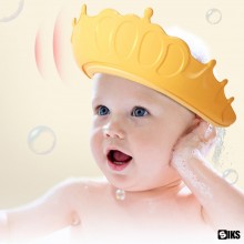 Casca De Protectie SIKS Pentru Cap, Ochi Si Urechi Pentru Baie Bebelusi, Coroana Reginei / Regelui, Fara Sampon In Ochi, Regl...