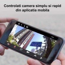 Mini Camera de Supraveghere Inteligenta SIKS, Tip Dispozitiv Spionaj, Microfon, Viziune de Noapte, Unghi Larg de Vizualizare,...