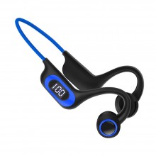 Casti Sport Wireless SIKS cu Conductie Osoasa Pentru Antrenament Sala, Alergare, Ciclism, Inot, Cu Microfon, Apeluri HandsFre...