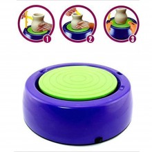 Set Roata De Olarit SIKS Si Pictat Pentru Copii, Interactiv, De Facut Modele Unice Din Lut, Plastic / Argila, Accesorii Inclu...