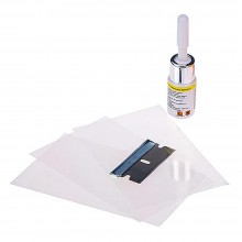 Kit Solutie Reparat Fisuri Parbriz SIKS Cu Adeziv Lichid Pentru Crapaturi Sau Ciobituri, Uscare Rapida, 5 Folii Incluse