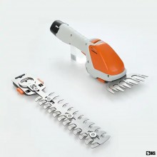 Foarfeca Gradinarit Electrica 2 in 1 SIKS Cu Acumulator, Pentru Tuns Iarba, Gard Viu Sau Arbusti, 2 Foarfeci Incluse, Maner R...