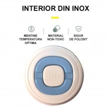 Set Sticla Termos SIKS cu interior din Inox Cu 2 Cani Extra, Cu Perete Dublu, Inchidere Ermetica, Rezistent la Rugina si la S... Set Sticla Termos SIKS cu interior din Inox Cu 2 Cani Extra, Cu Perete Dublu, Inchidere Ermetica, Rezistent la Rugina si la S...