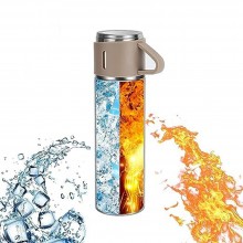 Set Sticla Termos SIKS cu interior din Inox Cu 2 Cani Extra, Cu Perete Dublu, Inchidere Ermetica, Rezistent la Rugina si la S... Set Sticla Termos SIKS cu interior din Inox Cu 2 Cani Extra, Cu Perete Dublu, Inchidere Ermetica, Rezistent la Rugina si la S...