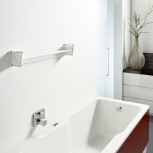 Uscator De Rufe Metalic Extensibil SIKS Cu Fixare In Perete, Pliabil, 5 Bare 90 cm, Capacitate De Uscare 4.5 metri, Ideal Bal... Uscator De Rufe Metalic Extensibil SIKS Cu Fixare In Perete, Pliabil, 5 Bare 90 cm, Capacitate De Uscare 4.5 metri, Ideal Bal...
