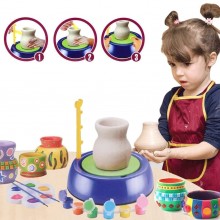 Set EDAR De Olarit Si Pictat Pentru Copii, De Facut Modele Unice Din Lut, Joc Interactiv cu Accesorii Incluse, Plastic / Argi...
