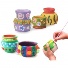 Set EDAR De Olarit Si Pictat Pentru Copii, De Facut Modele Unice Din Lut, Joc Interactiv cu Accesorii Incluse, Plastic / Argi...