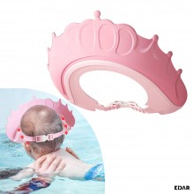 Protectie EDAR Pentru Ochi Si Urechi Impotriva Apei/Samponului, Model Coroana Reginei/Regelui, Pentru Baie, Ideala Pentru Cop...