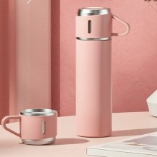 Termos EDAR Cu Interior Din Inox, Capacitate 500 ml, Cu Perete Dublu, Set Cu 2 Cani Extra, Inchidere Ermetica, Rezistent la R... Termos EDAR Cu Interior Din Inox, Capacitate 500 ml, Cu Perete Dublu, Set Cu 2 Cani Extra, Inchidere Ermetica, Rezistent la R...