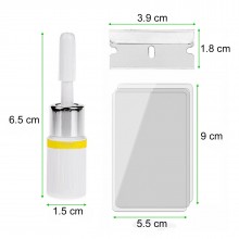 Kit Reparatii Geamuri Auto EDAR, Usor De Folosit, Cantitate 2 ml, Uscare Rapida, 5 Folii Si Lama Incluse