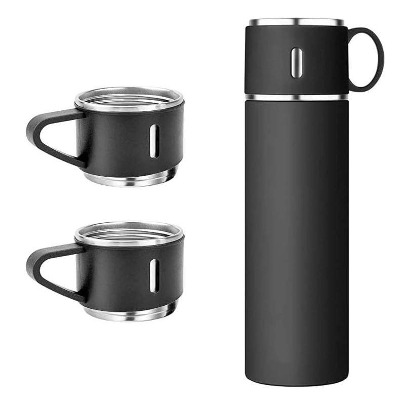 Termos EDAR Cu Interior Din Inox, Capacitate 500 ml, Cu Perete Dublu, Set Cu 2 Cani Extra, Inchidere Ermetica, Rezistent la R... Termos EDAR Cu Interior Din Inox, Capacitate 500 ml, Cu Perete Dublu, Set Cu 2 Cani Extra, Inchidere Ermetica, Rezistent la R...