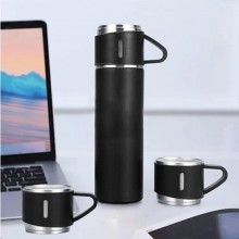 Termos EDAR Cu Interior Din Inox, Capacitate 500 ml, Cu Perete Dublu, Set Cu 2 Cani Extra, Inchidere Ermetica, Rezistent la R... Termos EDAR Cu Interior Din Inox, Capacitate 500 ml, Cu Perete Dublu, Set Cu 2 Cani Extra, Inchidere Ermetica, Rezistent la R...