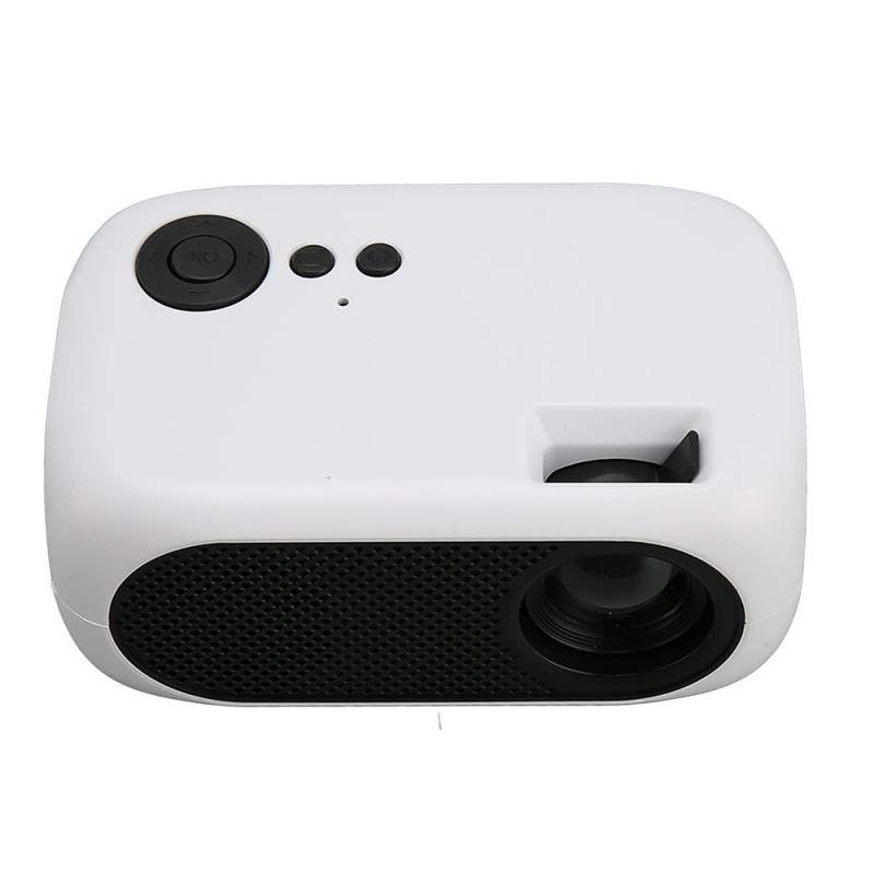 Mini proiector SIKS, Super HD 1080P, Portabil, LED, Full Color, 1200 Lumeni, Interfata HDMI si USB, Cu Telecomanda, Videoproi...