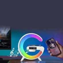 Statie Incarcare Wireless SIKS 3 in 1 cu lampa RGB, Boxa Bluetooth, Difuzor 5W, Ceas Digital Cu Alarma , Lumini Ambientale, S... Statie Incarcare Wireless SIKS 3 in 1 cu lampa RGB, Boxa Bluetooth, Difuzor 5W, Ceas Digital Cu Alarma , Lumini Ambientale, S...