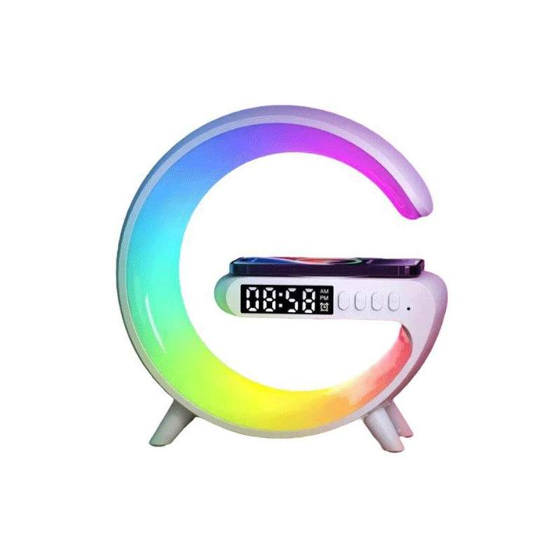 Statie Incarcare Wireless SIKS 3 in 1 cu lampa RGB, Boxa Bluetooth, Difuzor 5W, Ceas Digital Cu Alarma , Lumini Ambientale, S... Statie Incarcare Wireless SIKS 3 in 1 cu lampa RGB, Boxa Bluetooth, Difuzor 5W, Ceas Digital Cu Alarma , Lumini Ambientale, S...