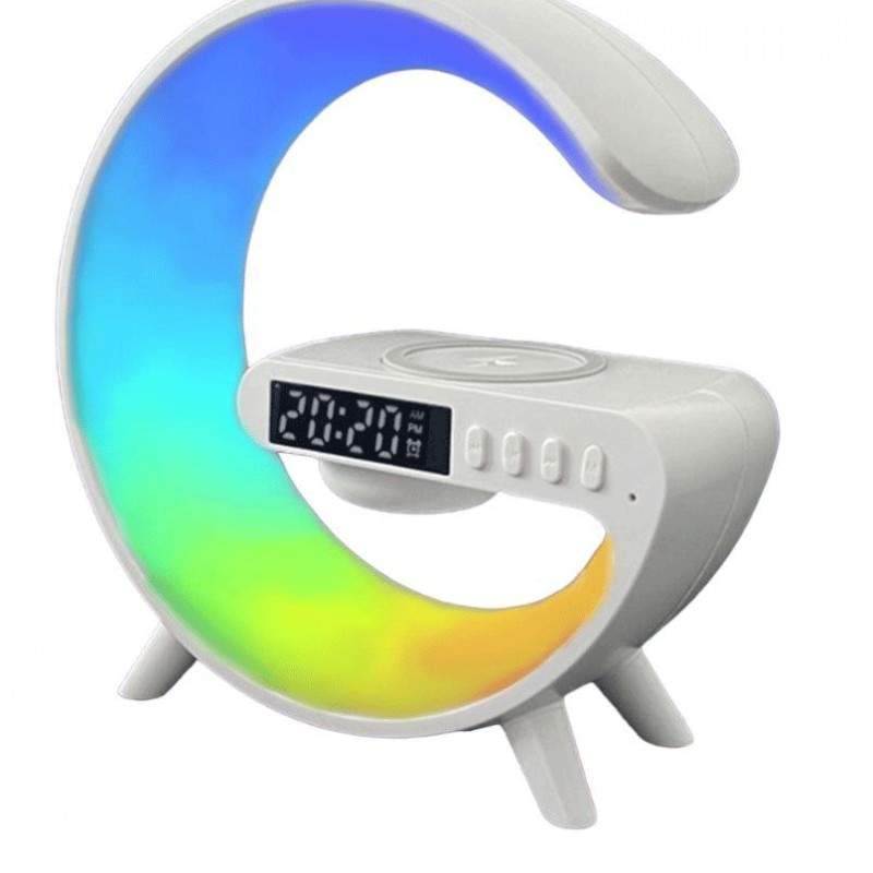 Statie Incarcare 3 in 1 EDAR cu lampa RGB, Wireless, Boxa Bluetooth, USB, FM Radio, MicroSD ,Control Aplicatie, Difuzor 5W, C... Statie Incarcare 3 in 1 EDAR cu lampa RGB, Wireless, Boxa Bluetooth, USB, FM Radio, MicroSD ,Control Aplicatie, Difuzor 5W, C...