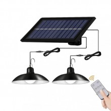 Set 2 Lampi Cu Panou Solar SIKS Cu Led, 3 Moduri De Iluminare, Incarcare Solara, Cu Telecomanda, Senzor De Miscare, IP65, Rez... Set 2 Lampi Cu Panou Solar SIKS Cu Led, 3 Moduri De Iluminare, Incarcare Solara, Cu Telecomanda, Senzor De Miscare, IP65, Rez...