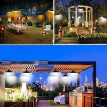 Set 2 Lampi Cu Panou Solar SIKS Cu Led, 3 Moduri De Iluminare, Incarcare Solara, Cu Telecomanda, Senzor De Miscare, IP65, Rez... Set 2 Lampi Cu Panou Solar SIKS Cu Led, 3 Moduri De Iluminare, Incarcare Solara, Cu Telecomanda, Senzor De Miscare, IP65, Rez...