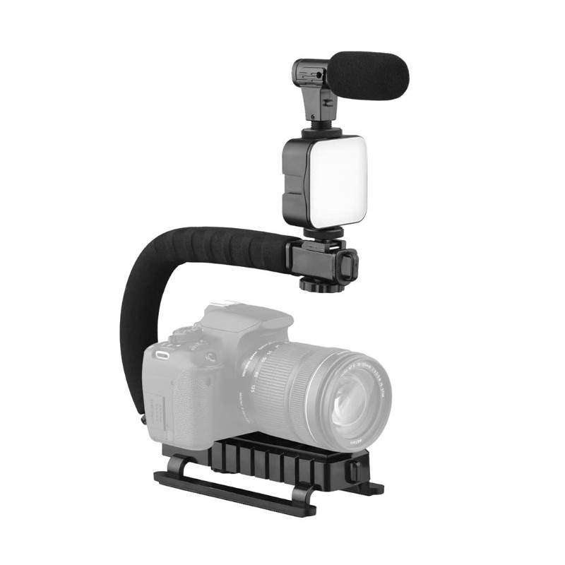 Kit Profesional SIKS De Vlogging Sau Podcast Youtube Cu Telecomanda, Trepied, Lumina LED Si Microfon, Compatibil Cu Aparat Fo... Kit Profesional SIKS De Vlogging Sau Podcast Youtube Cu Telecomanda, Trepied, Lumina LED Si Microfon, Compatibil Cu Aparat Fo...