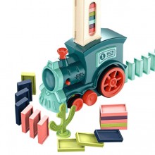 Tren De Jucarie SIKS Cu Piese Domino, 60 piese, Functie Sunete/Lumina, Jucarie Educativa Si Distractiva, Dezvoltarea Abilitat... Tren De Jucarie SIKS Cu Piese Domino, 60 piese, Functie Sunete/Lumina, Jucarie Educativa Si Distractiva, Dezvoltarea Abilitat...