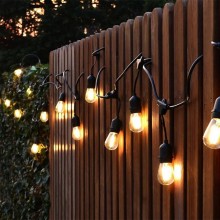 Ghirlanda Luminoasa Decorativa SIKS Cu Becuri De Interior/Exterior/Gradina, cu Alimentare la Priza, Pendule LED, 10 Metri, Lu...