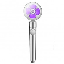 Para Cap de Dus SIKS cu Elice MOV si Jet Turbo Tip Vortex Cu Presiune Foarte Puternica, Filtru Apa, Cap Rotativ 360° si Buton...