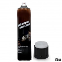 Spuma Auto SIKS Pentru Curatat Tapiterie, Bord, Caroserie, Exterior, Multi - Purpose Foam Cleaner, 650 ml, Perie