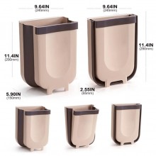 Cos De Gunoi Suspendat SIKS, Pliabil, Pentru Usa Dulap, Maro Si Negru, 28 x 24.5 cm Cos De Gunoi Suspendat SIKS, Pliabil, Pentru Usa Dulap, Maro Si Negru, 28 x 24.5 cm