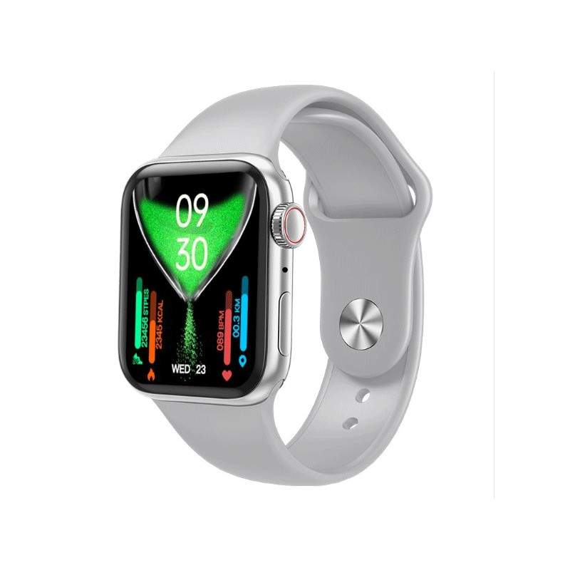 Ceas Smartwatch SIKS Seria 7 Compatibil Android Si IOS, Notificari Apeluri, Mesaje, Baterie 280 mAh, Curea Silicon, Bluetooth...