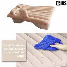 Saltea Auto Gonflabila SIKS Pentru Bancheta, Potrivita Pentru Calatorii, Bej
