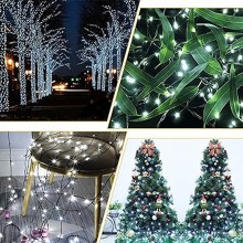 Instalatie De Craciun Liniara SIKS, 100 m, 1000 LED -uri, Cu 8 Jocuri de Lumini, Pentru Exterior/Interior, Fir Verde Inchis, ... Instalatie De Craciun Liniara SIKS, 100 m, 1000 LED -uri, Cu 8 Jocuri de Lumini, Pentru Exterior/Interior, Fir Verde Inchis, ...
