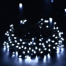 Instalatie De Craciun Liniara SIKS, 100 m, 1000 LED -uri, Cu 8 Jocuri de Lumini, Pentru Exterior/Interior, Fir Verde Inchis, ... Instalatie De Craciun Liniara SIKS, 100 m, 1000 LED -uri, Cu 8 Jocuri de Lumini, Pentru Exterior/Interior, Fir Verde Inchis, ...