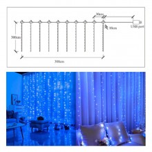Instalatie De Craciun SIKS, 3 M X 3 M, Model Plasa USB, 8 Moduri, 300 Leduri, Rezistenta La Apa, Luminozitate Reglabila, Cu T... Instalatie De Craciun SIKS, 3 M X 3 M, Model Plasa USB, 8 Moduri, 300 Leduri, Rezistenta La Apa, Luminozitate Reglabila, Cu T...