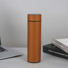 Termos Inteligent SIKS cu Termometru, 500 ml, Maro