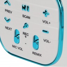 Microfon Karaoke Wireless SIKS, Portabil, Boxa Integrata, Card Micro SD, USB, Radio FM, Inregistrare, Multifunctional, Alb - ...