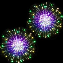 Instalatie De Craciun SIKS Tip 5 Focuri De Artificii Decorative, Interconectabila, 500 LED-uri, 8 Moduri De Iluminare, Lungim...